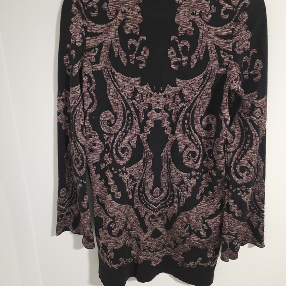 Free People Black and Pink Patterned Tunic - Picture 5 of 11